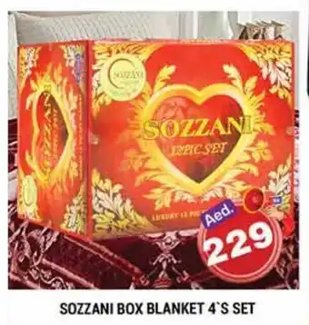 Pasons Sozzani Box Blanket 4's Set offer