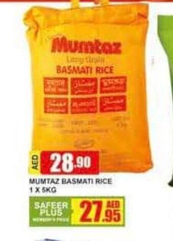 Safeer Market Mumtaz Basmati Rice 5kg offer