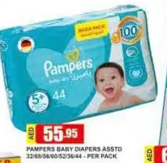 Safeer Market Pampers Baby Diapers Asstd Per Pack offer