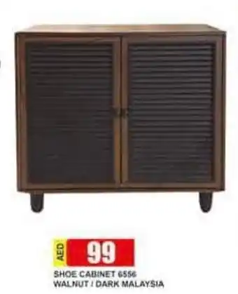 Safeer Market Shoe cabinet 6556 walnut offer