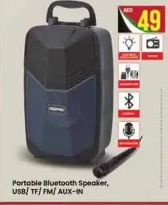 Safeer Market Portable bluetooth speaker, USB/TF/FM/AUX-IN offer