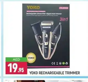 Shaklan Yoko rechargeable trimmer offer