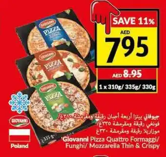 Viva Giovanni Pizza Quattro Formaggi/ Pizza Funghi / Mozzarella Thin & Crispy offer