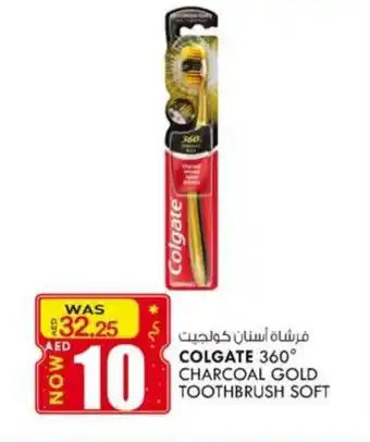 KM Trading Colgate 360 charchoal gold toothbrush soft offer