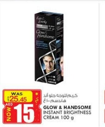 KM Trading Glow & Handsome Instant Brightness Cream 100g offer