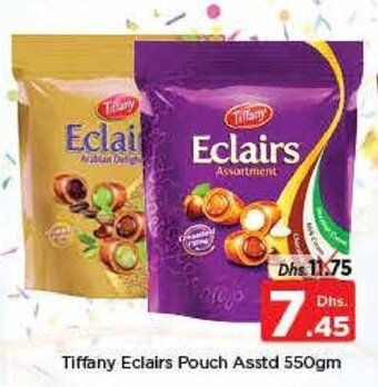Nesto Tiffany Eclairs pouch asstd 550gm offer