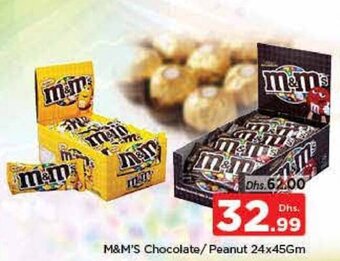 Nesto M&M's chocolate / peanut 24 x 45gm offer
