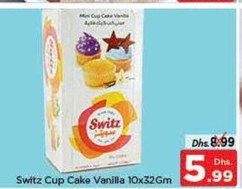 Nesto Switz Cup Cake Vanilla 10x32gm offer