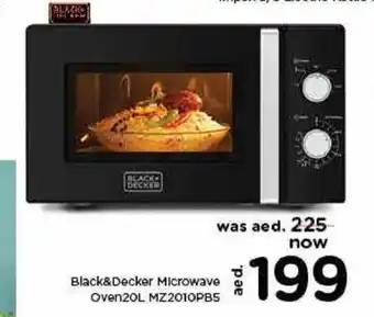 Nesto Black & Decker Microwave Oven 20L MZ2010PB5 offer