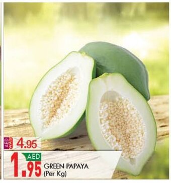 KM Trading green Papaya Per Kg offer