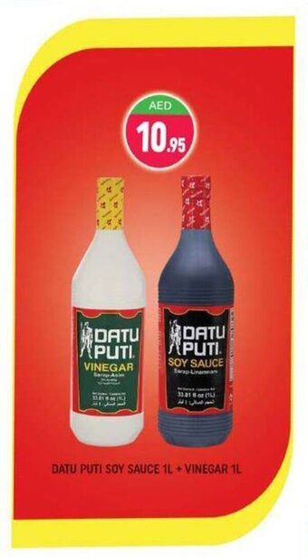 Shaklan Datu Puti Soy Sauce 1L + Vinegar 1L offer