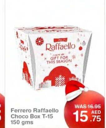 Ferrero raffaello choco box T-15 150gms