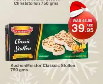 Choithrams Kuchen meister classic stollen 750gms offer