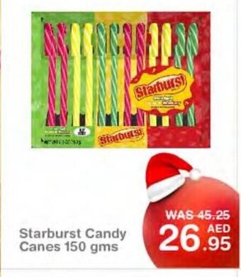 Choithrams Starburst candy canes 150gms offer