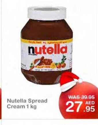 Choithrams Nutella spread cream 1kg offer