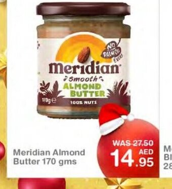 Choithrams Meridian almond butter 170gms offer