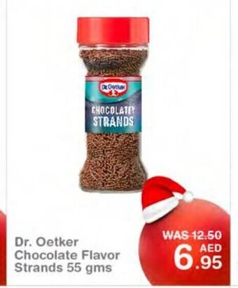 Choithrams Dr. oetker chocolate flavor strands 55gms offer