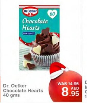 Choithrams Dr. oetker chocolate hearts 40gms offer