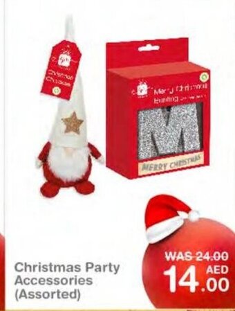 Choithrams Christmas party accessories (assorted) offer
