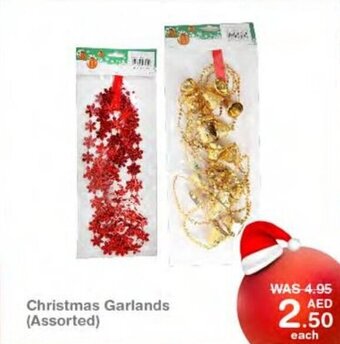 Choithrams Christmas garlands (assorted) offer