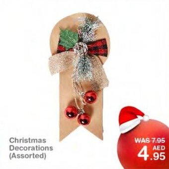 Choithrams Christmas decorations (assorted) offer