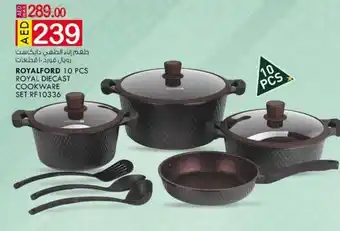 KM Trading Royalford 10pcs royal diecast cookware set RF10336 offer