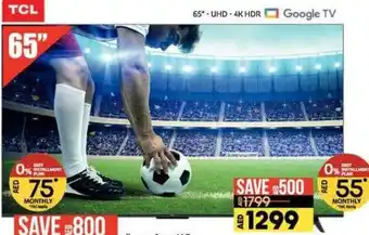 Lulu Hypermarket TCL UHD TV 55" 55P637 offer