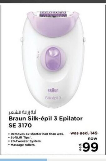 Nesto Braun silk-epil 3 epilator SE 3170 offer