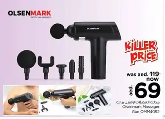 Nesto Olsenmark massager gun OMM4092 offer