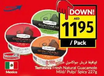 Viva Terraviva fresh natural guacamole mild 227g per pack offer