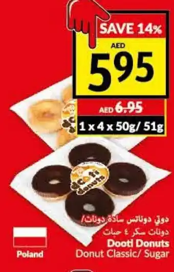 Viva Dooti donuts classic 1 x 4 x 50g/51g offer
