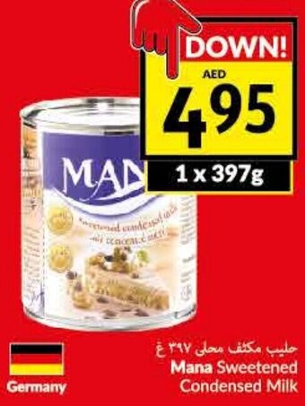 Viva Mana sweetened condensed milk 397g offer