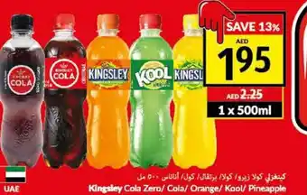 Viva Kingsley cola zero 500ml offer
