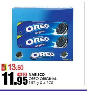 KM Trading Nabisco oreo original 152g x 4pcs offer