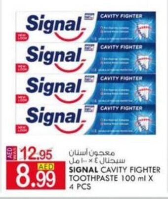 KM Trading Signal Cavity Fighter Toothpaste 100ml x 4pcs offer