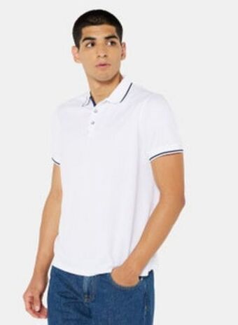 Noon Basic collared pique polo offer