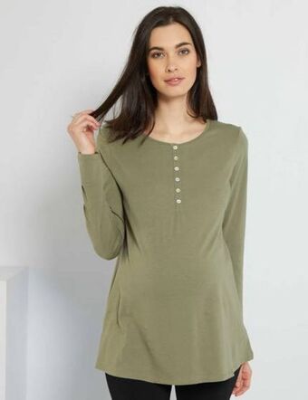 Kiabi Grandad collar t-shirt offer
