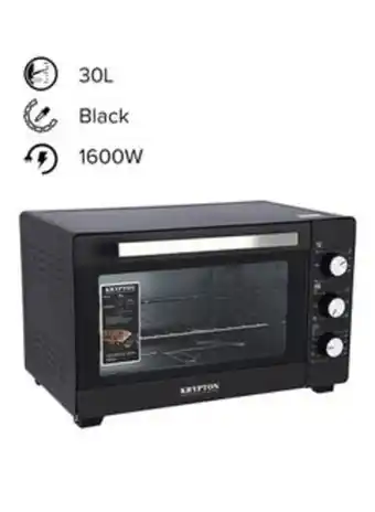 Noon Electric microwave oven with rotisserie functions and grill function 30 l 1600 w kno5324 black offer