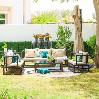 Danube Home Jasmy 6-seater outdoor sofa set offer