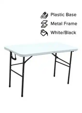 Noon Foldable buffet table multicolour 122x75x60centimeter offer