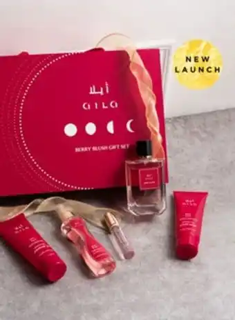 Noon 5-pc bath & body berry blush gift set ,110ml and 15ml edt, 110ml shower gel, 110ml body lotion, 100ml body spray berry blush offer