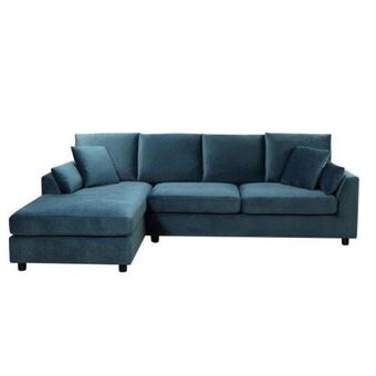 Danube Home Simmons left corner fabric sofa-blue offer
