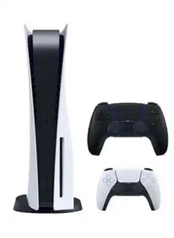 Noon Playstation 5 console (disc version) with extra controller, black - international version offer