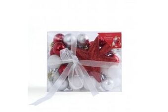 Pan 30 pieces decor bauble set 3cm round - 