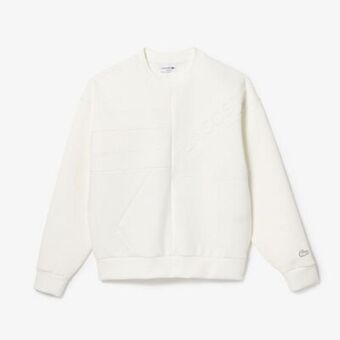 Lacoste Men's lacoste loose fit patchwork effect sweatshirt offer