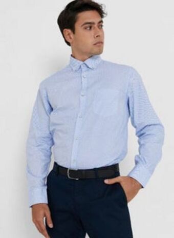 Noon Printed long sleeves shirt blue as swatch offer