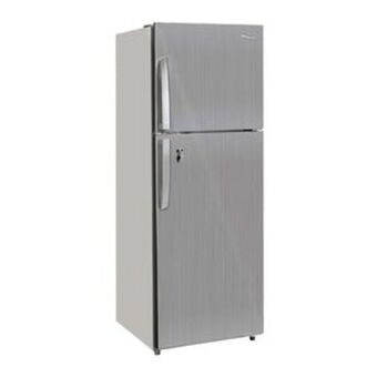 Lulu Hypermarket Super general 333 ltr double door refrigerator, inox, sgr410i offer