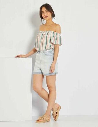 Kiabi Denim mom shorts offer