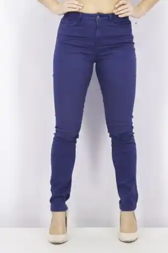 Brands For Less Women skinny fit five pocket jeans, blue offer