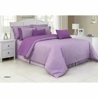 Lulu Hypermarket Cannon single comforter 180tc 168x218cm purple offer